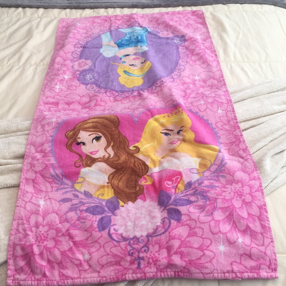 Disney Princess towel + Free Book!
